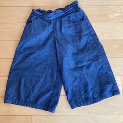 ワイドデニムパンツsize130