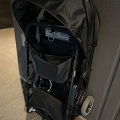 二人乗りベビーカー　レインカバー付きの画像