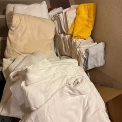 【決まりました】　
 古タオル、古バスタオル、古い施術シーツ、上...