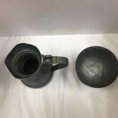 JME019K) ヨーロッパ輸入雑貨 花器/水差し 上下分離可能 中古品【取りに来られる方限定】の画像