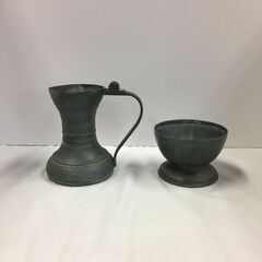 JME019K) ヨーロッパ輸入雑貨 花器/水差し 上下分離可能 中古品【取りに来られる方限定】の画像