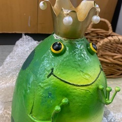 【半額】カエルのオブジェクト🐸起き上がりこぼしの画像