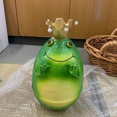 【半額】カエルのオブジェクト🐸起き上がりこぼしの画像