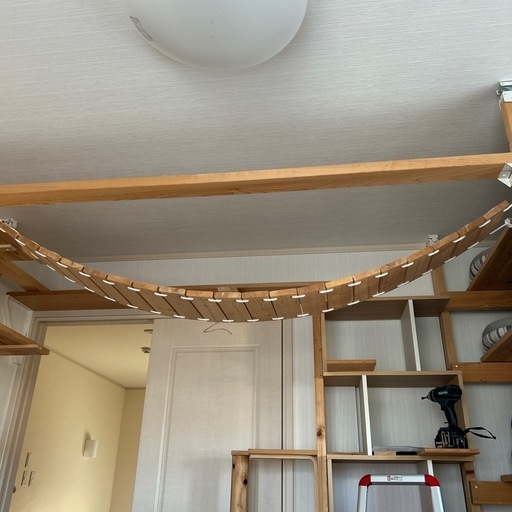 吊り橋 猫用 キャットタワー