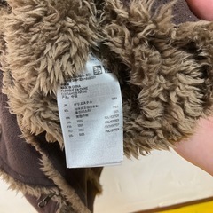 ユニクロ　もこもこあったかコートの画像
