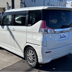 総額35万円 スズキ ソリオ ハイブリッドMX 車検2年 Pスタート 左パワスラ アイスト ナビ ワンセグ ETCの画像