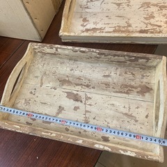 アンティークトレー2個の画像