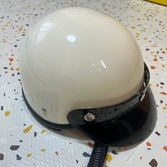 【ほぼ新品・ポリヘル】BELL shoty風 バイザー付きヘルメット