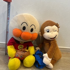 アンパンマン&ジョージぬいぐるみ　の画像