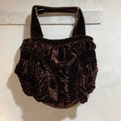 ベルベット地バッグ👜