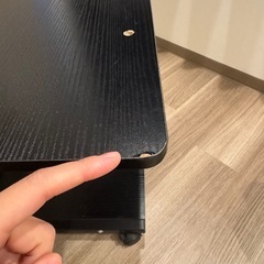 【決まりました！】
キャスター付きサイドテーブルの画像