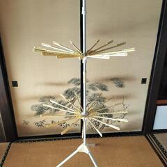洗濯物干し　タコ足