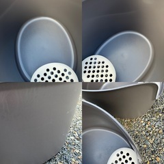 【２個セット】リッチェル ラプレ 壁高 猫トイレ　ネコトイレ ダークグレーの画像