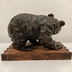 木彫り 熊 置物 北海道 お土産の画像