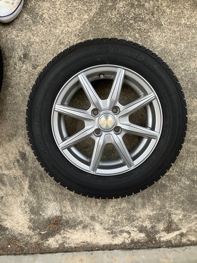 スタッドレスタイヤ165/70R14 ホイール付き4本セット ヨコハマ アイス