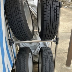 スタッドレスタイヤ165/70R14 ホイール付き4本セット ヨコハマ　アイスガード　IG30の画像