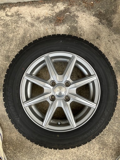 スタッドレスタイヤ165/70R14 ホイール付き4本セット ヨコハマ　アイスガード　IG30