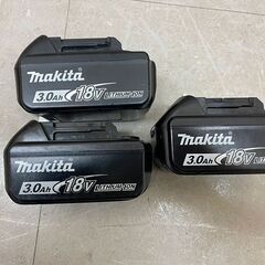 3個セット makita マキタ BL1830B  18V 3.0Ah リチウムイオン バッテリ 工具 パーツ (D6248ayxY)の画像
