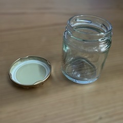 空き瓶　空便　ジャム瓶　瓶詰め用　6個setの画像