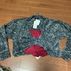 INGNI  イング　新品タグ付きフェザーリボンポンチョ　Mの画像