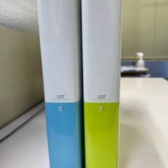 リング式ファイル ブルー グリーン セット