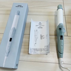MODERN DECO 2WAY ヘアアイロン 水色の画像