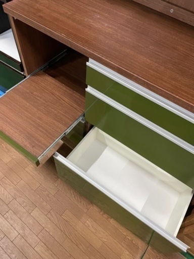 　お洒落なキッチンボード　食器棚　激安　120cm　家具 収納家具 カラーボックス