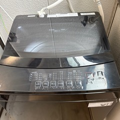 ニトリ6kg全自動洗濯機　ブラックの画像
