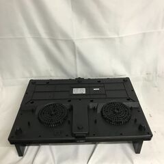 【北見市発】ヤマゼン YAMAZEN 山善 2口IH調理器 YEM-W1456 2020年製 黒 クッキングヒーター 卓上 土台付 (E3255mkmY)の画像