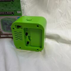 (クリーパー) マイクラ 劇中サウンドが鳴る目覚まし時計！ 爆発音入り目覚まし時計 クリーパー 目覚まし 時計 公式 グッズ 約9.5cm＠3の画像
