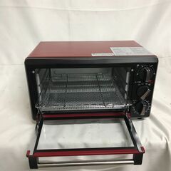 【北見市発】シロカ siroca ノンフライオーブン SCO-313 赤 一人暮らし キッチン家電 (E3256wY)の画像