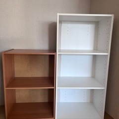 カラーボックスBOX 3段×3、2段×1 