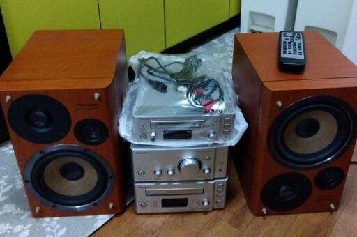 リモコン付　Pioneer　パイオニア　CD　MD　AM/FM　コンボ　プレイヤー