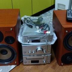 リモコン付　Pioneer　パイオニア　CD　MD　AM/FM　...