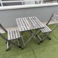 IKEA アウトドアテーブルセット ASKHOLMEN