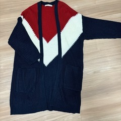 ロングニットカーディガン
