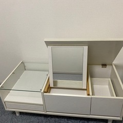 【お譲り先決まりました】LOWYA  ローテーブル　ホワイトの画像