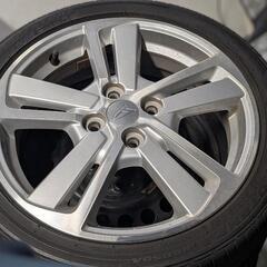 コペン  LA400k 純正アルミホイール1本タイヤ付きの画像