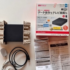 BUFFALO 4K対応 HDD hd-eds4u3-bc アダ...