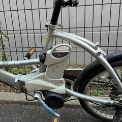 
 出品終了【値下げ】パナソニック　折り畳み電動自転車　アシスト自転車 の画像