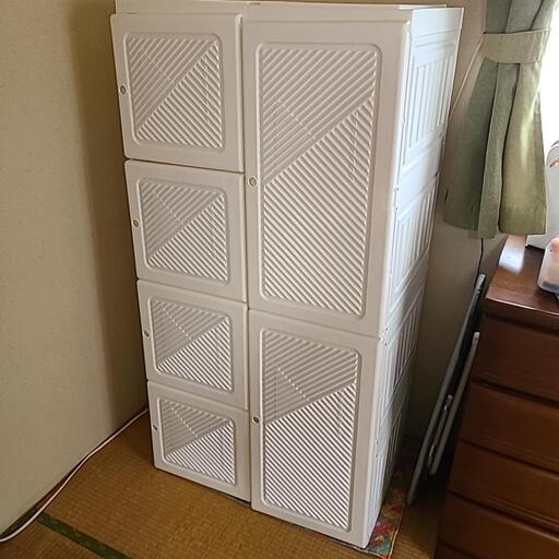 プラスチック製 物置 洋服収納等