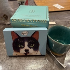 可愛い猫ちゃんの箱の画像