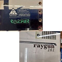 札幌【K2 RAYGUN 161cm スノーボード フラット 2点セット】バインディング:SALOMON スノボ ケーツー レイガン サロモン 北20条店の画像