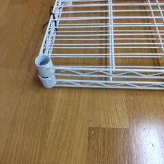 スチールラック棚のみ2枚固定具あり90cm×35.5cmの画像