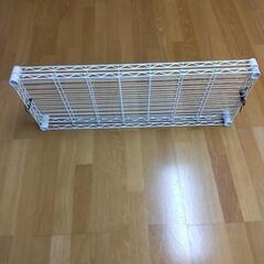 スチールラック棚のみ2枚固定具あり90cm×35.5cmの画像