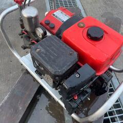 【福岡県みやま市】動力噴霧器　動噴　三菱 MITSUBISHI◆ガソリンエンジン ◆動作確認済み◆GM181L ◆ カーツ　KAAZ S40BDエンジンの画像