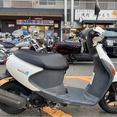 【格安•人気原付】スズキ レッツ4 ホワイトの画像