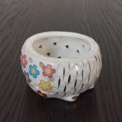 値下げ可 フクロウ 香炉 縁起物 インテリア 陶器 ふくろう 梟の画像