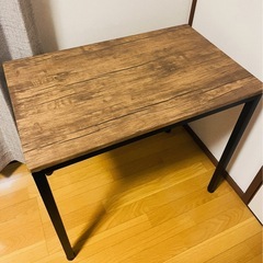 【受け渡し予定者決定】　✨未使用品✨　パソコンデスク　木目柄