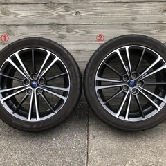 17インチ　BRZ前期純正ホイール&タイヤ4本セットの画像
